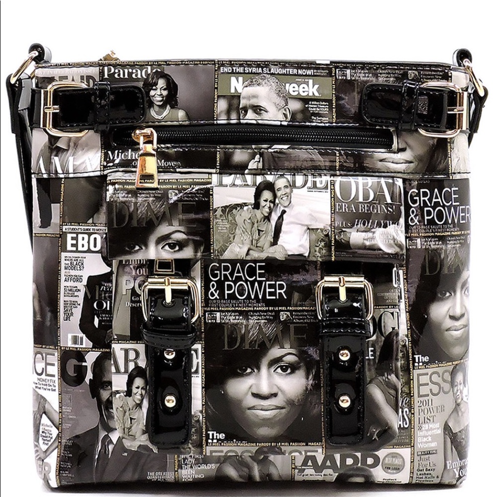 ‼️Magazine Cover Collage Cross Body Bag